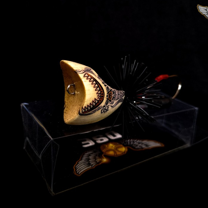 Jaws Frog Mini 3cm Ose Nusantara Barong snakehead lure Umpan Casting Gabus Toman Handmade Boytep