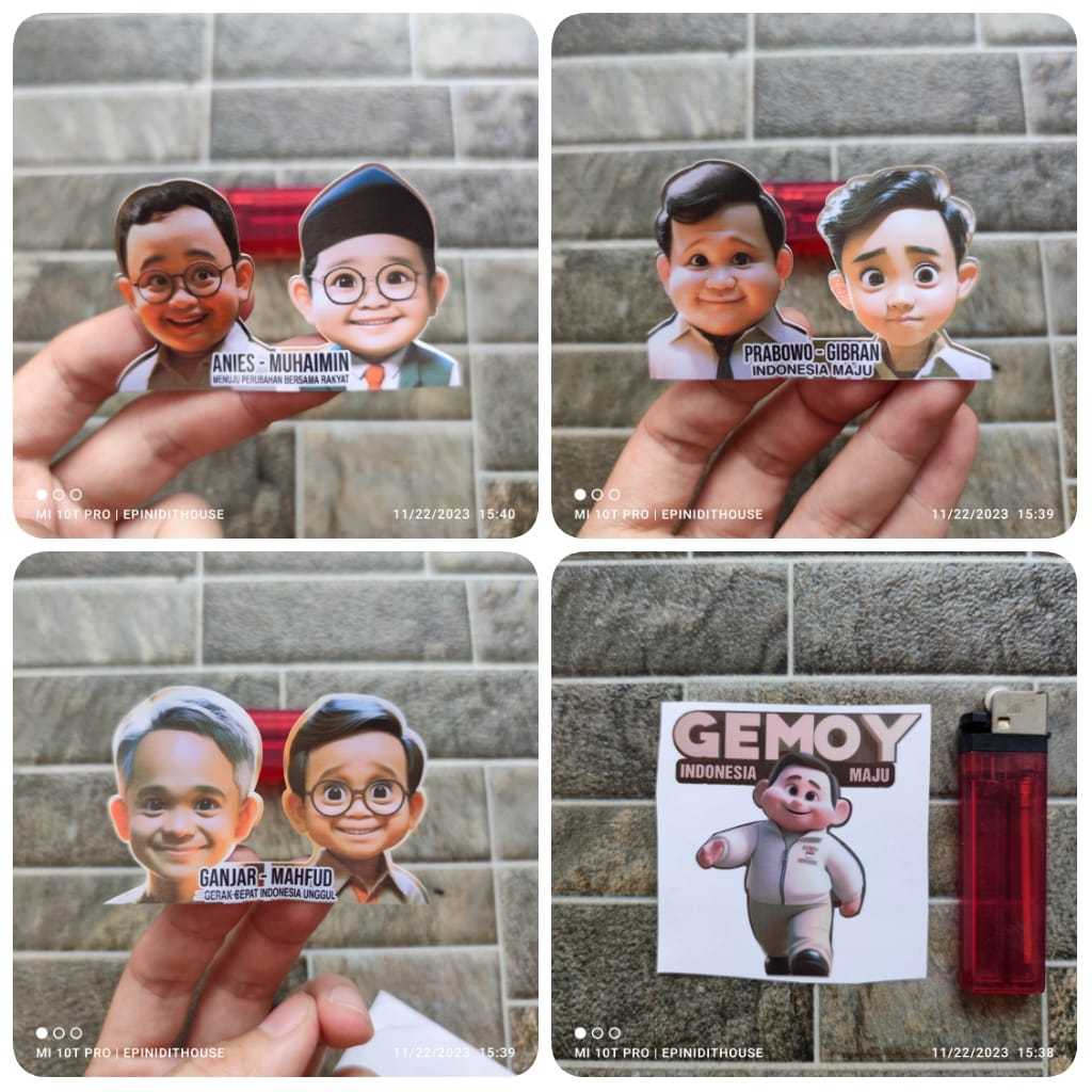 

Stiker Capres Cawapres AI Edit Pemilu Pilpres 2024 Gemoy Presiden