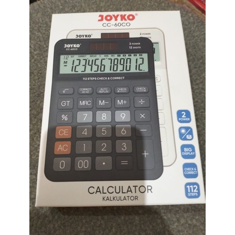 

kalkulator joyko 69 (12D)