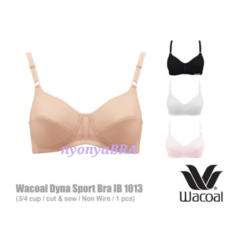Wacoal Bra basic tanpa kawat cup B,C,D(34,36,38,40) IB 1013