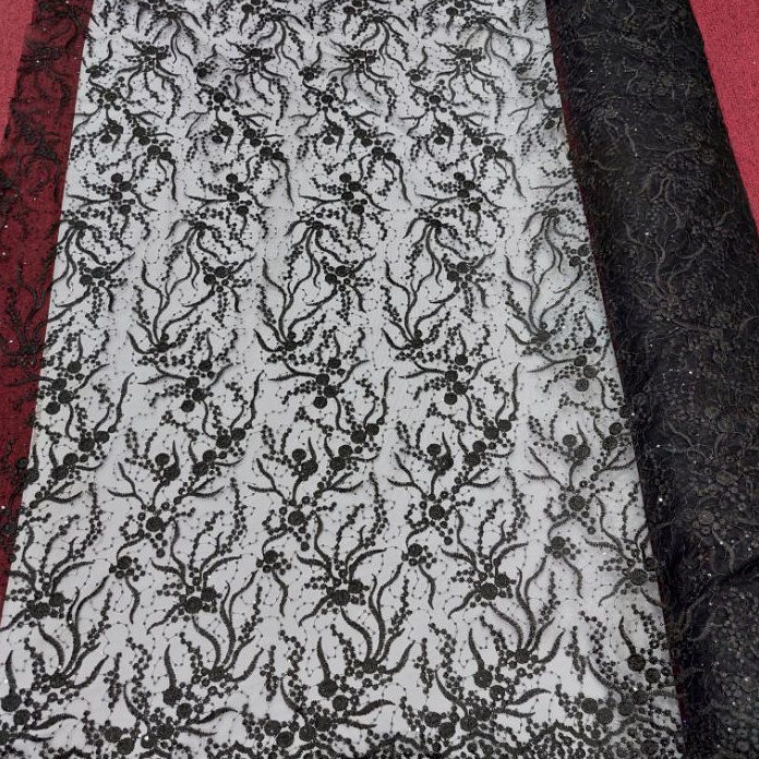 Kualitas Dijamin Kain tile tulle brokat brokat payet mewah/ tile murah / kain kebaya meteran.