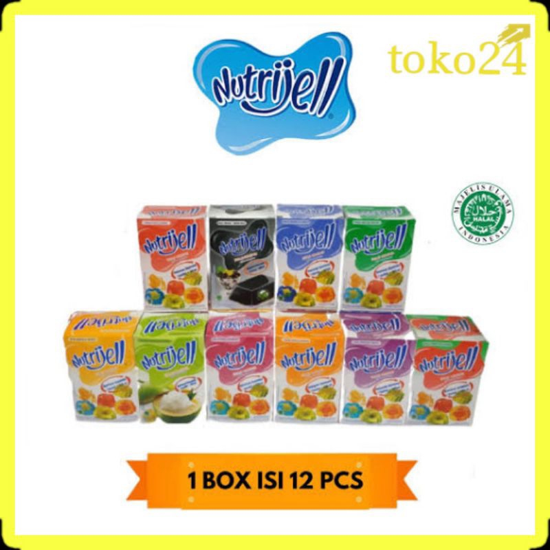 

Nutrijell Jelly Powder All Variant 1 Box 12's