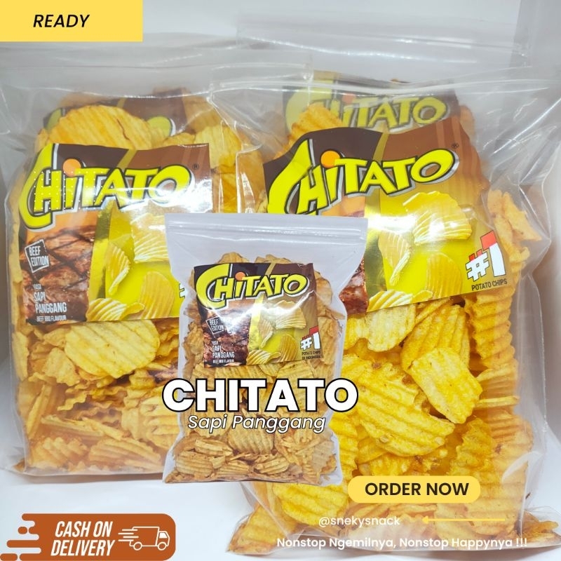 

Chitato Sapi Panggang Chitato Lite Rumput Laut 1Kg Snack Cemilan Kiloan Keripik Kentang