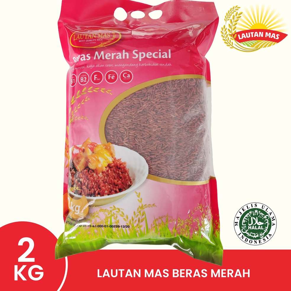 

COD✅ TERMURAH✅ Lautan Mas Beras Merah 2KG