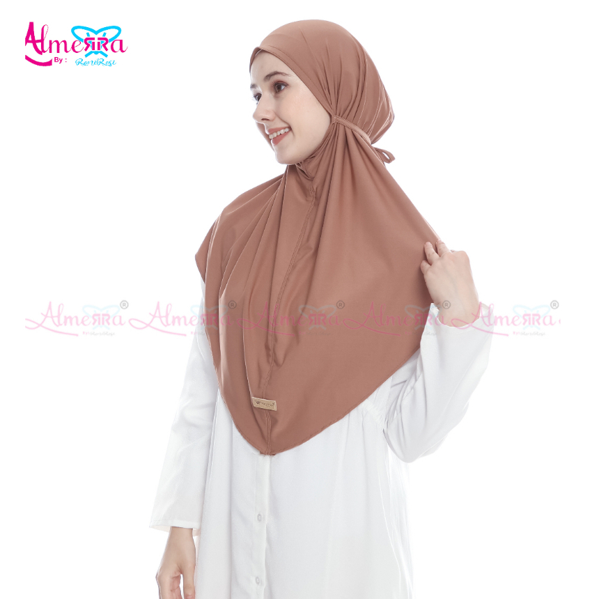 HIJAB INSTAN BERGO TALI NAYARA NON PAD / KERUDUNG ORI JERSEY PREMIUM