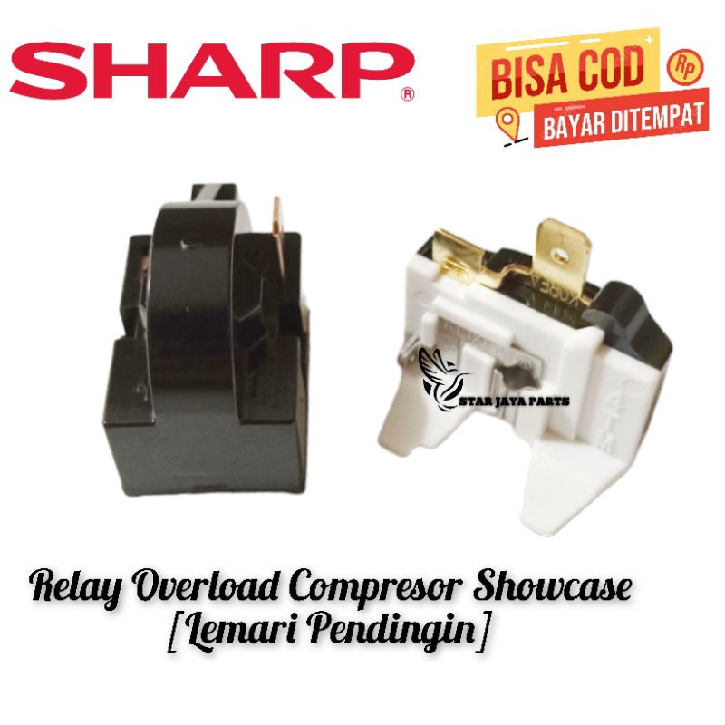 Relay Ptc Overload Showcase Sharp / Lemari Pendingin Sharp