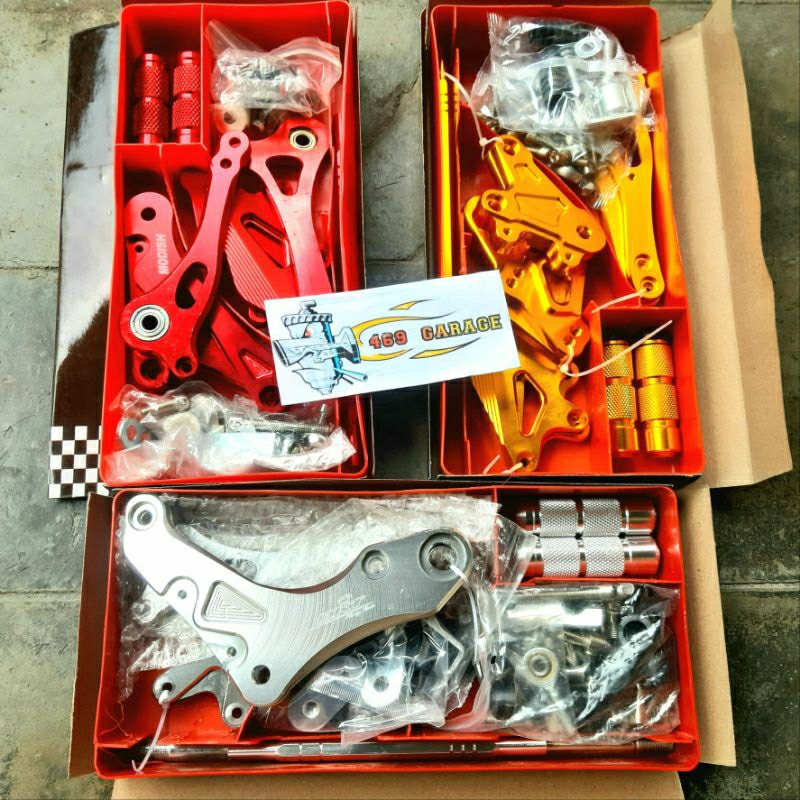 Footstep Underbone CB150R Alumunium CNC | postep UB cbr150