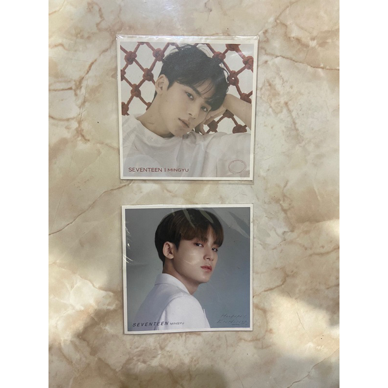 postcard mingyu seventeen japan edition/ seventeen japan 2nd mini album [24H] & 1st happy ending