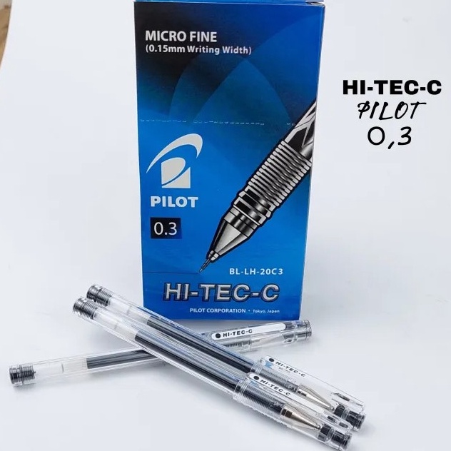 

☇✯✱ Pulpen HI-TEC-C HITEC PILOT 0.25/0.3/0.4