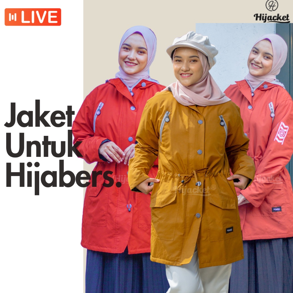 Untung maksimal ✔️NO.1 TERLARIS✔️ HIJACKET ORIGINAL MONTIX - JAKET MUSLIMAH WATERPROUF ANTI AIR - Ja
