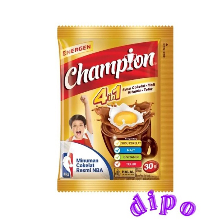 

(ORIGINAL) CHAMPION Susu Cokelat Renceng isi 10 pcs