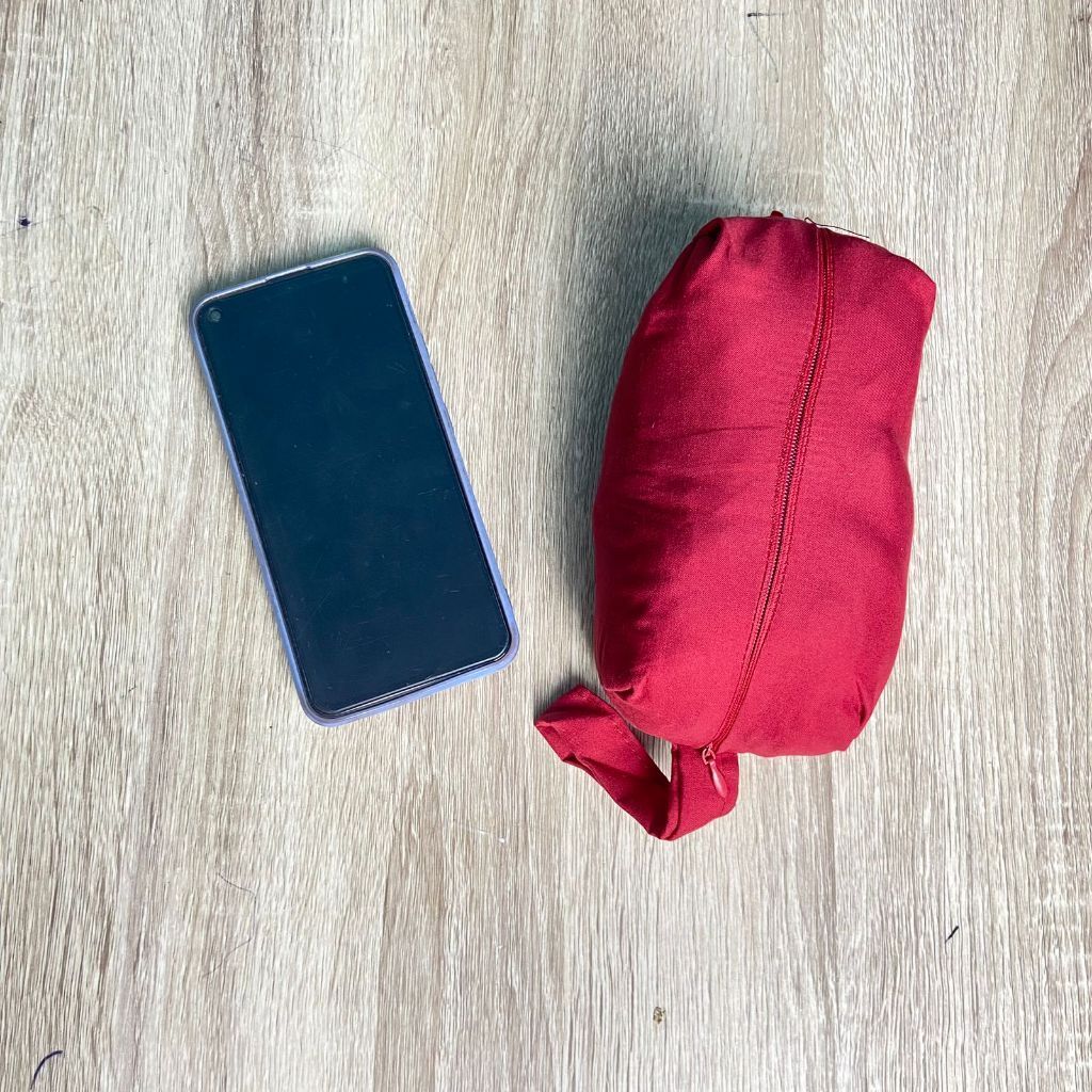 Mukena traveling mini pouch bahan katun