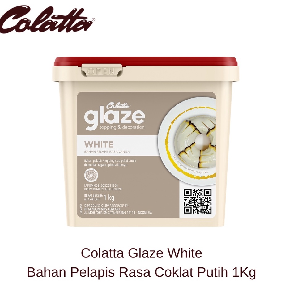 

Pasti Murah Colatta Glaze White - Bahan Pelapis Rasa Coklat Putih 1Kg ➪➽✳✧