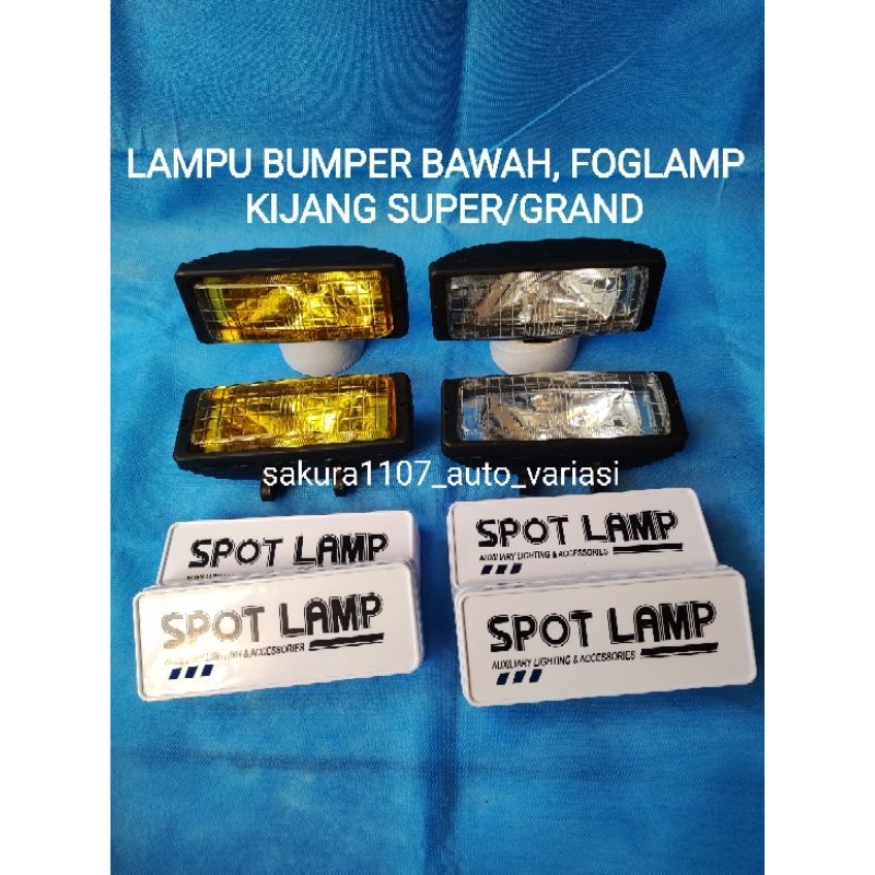 2pc.FOGLAMP LAMPU BUMPER BAWAH KIJANG SUPER, KIJANG GRAND, UNIVERSAL..