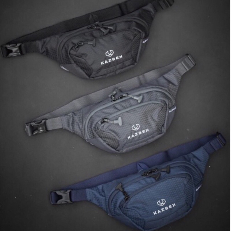 Tas pinggang kazbek albano | tas selempang pria wanita