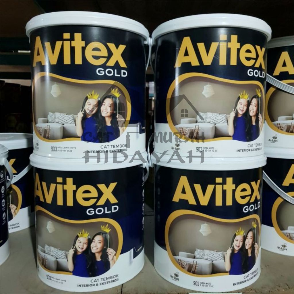 Murah Avitex Gold Cat Tembok Interior & Eksterior kemasan 5kg