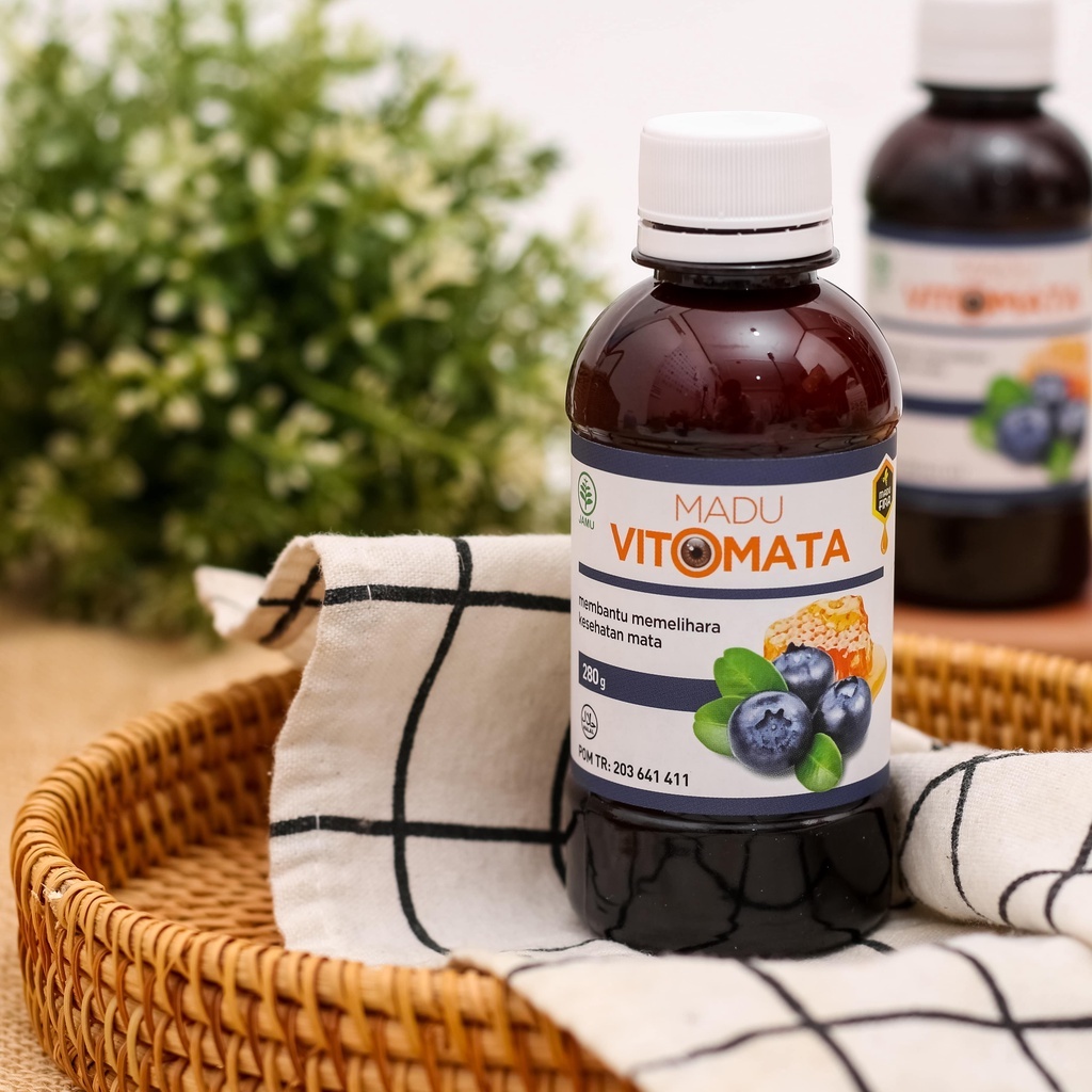 Madu Vitomata perbotol isi 280 gr - herbal Madu untuk Memelihara Kesehatan mata