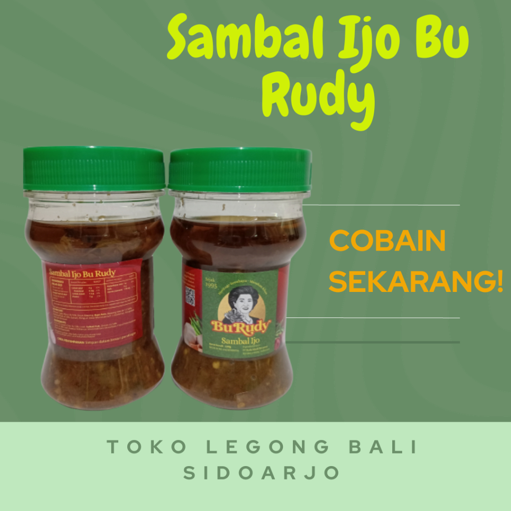 

BU RUDY SAMBAL 110gr | IJO OLEH KHAS ASLI