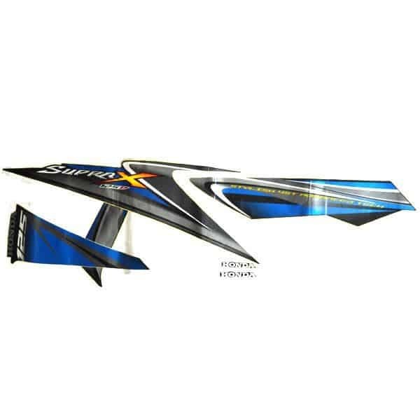 Sticker Body Kanan Black Blue  Supra X 125 871X0KYL650ZAR