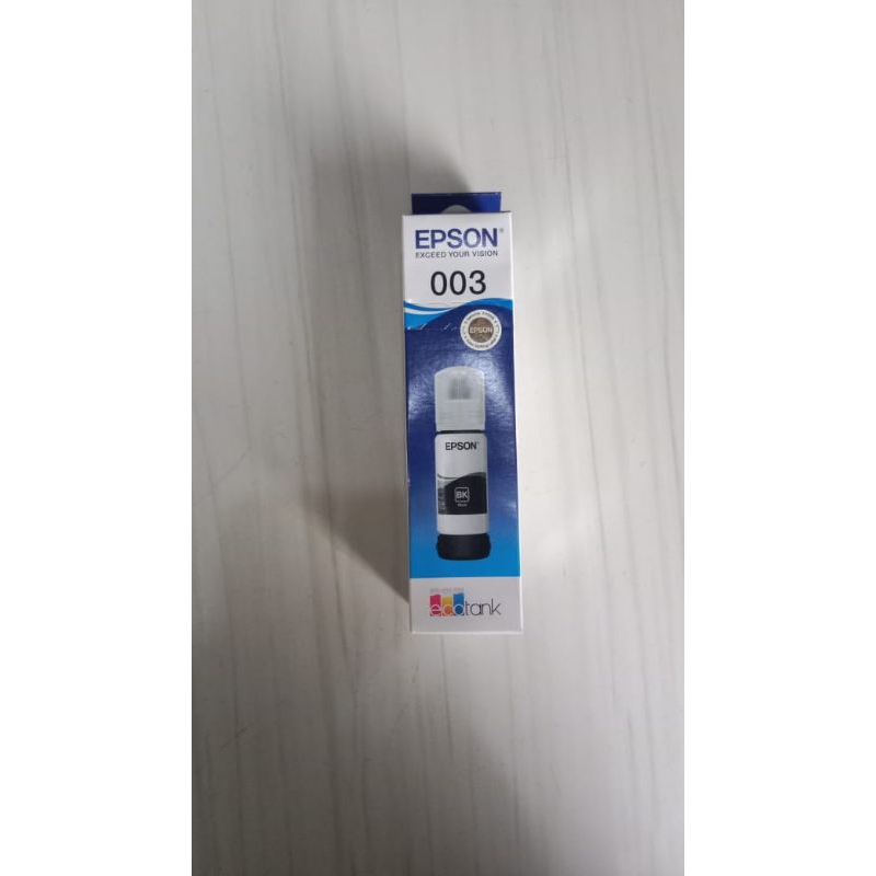 TINTA EPSON 003 BLACK ORIGINAL UNTUK EPSON L1110, L3210, L3110, L3150