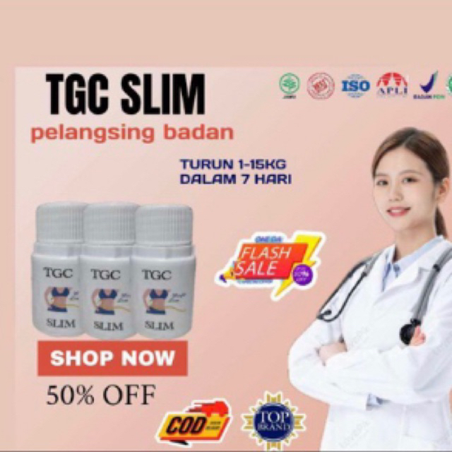 Tgc Slim Termurah / Pelangsing Badan Cepat Ampuh Dan Permanen Bpom ORI Viral Ditiktok / Obat Penghil