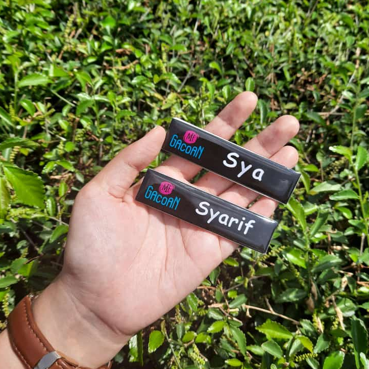 

Nametag Resin Custom