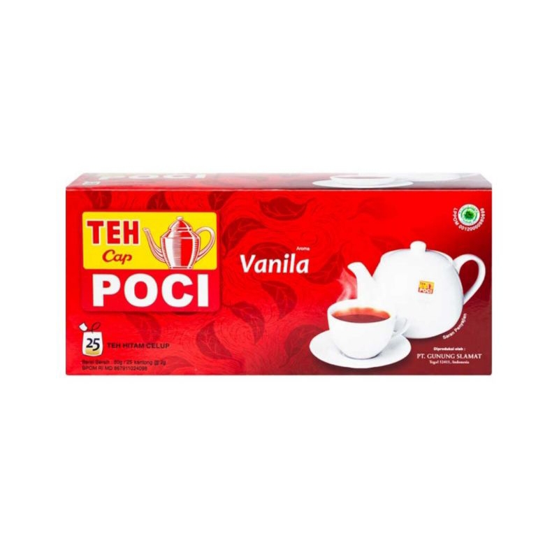 

Poci Teh Hitam Celup Vanilla 25 x 2gr