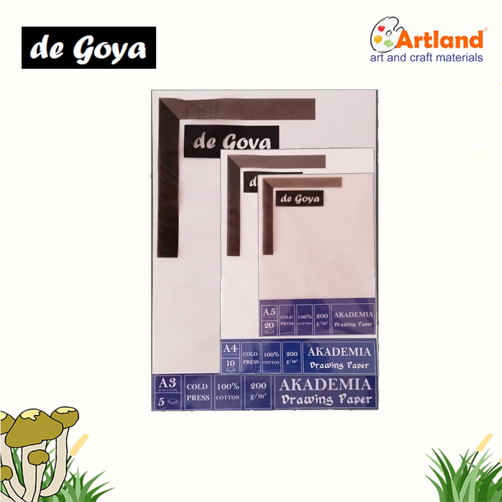 

Kertas Lukis De Goya Akademia – Cold Press 200gsm, Siap Gores & Cat!