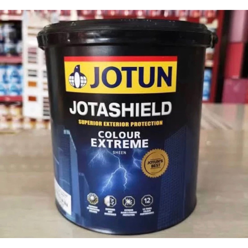 CAT JOTUN JOTASHIELD COLOUR EXTREME 2.5LTR 2.5 ltr SOYA MILK 1105 BAGUS THN 12 TAHUN