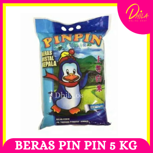 

BERAS PIN PIN 5 KG | BERAS 5 KG | PIN PIN BIRU