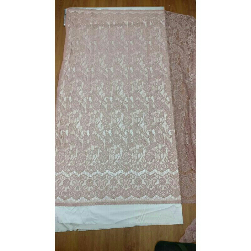 Kain Brokat prancis metalik