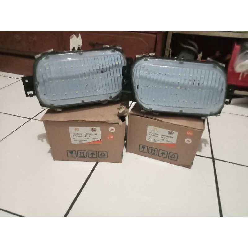 lampu foglam canter ps110 LED lampu kabut ps125 1set kiri kanan