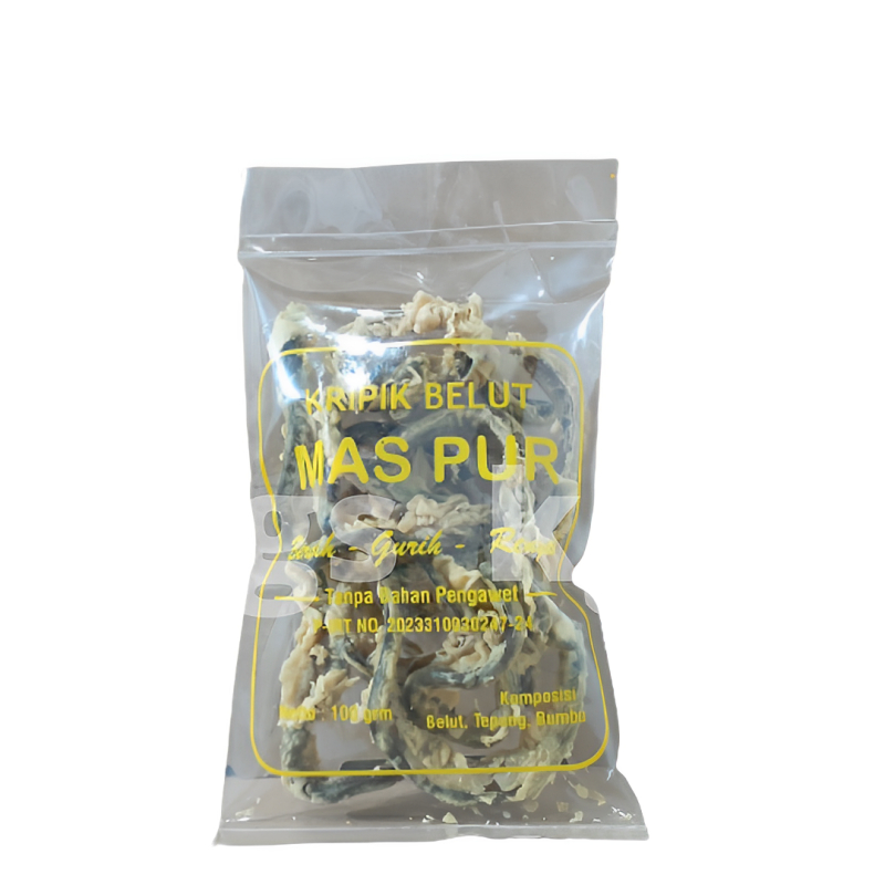

Keripik Ikan Belut Mas Pur Enak Nagih 100 Gram