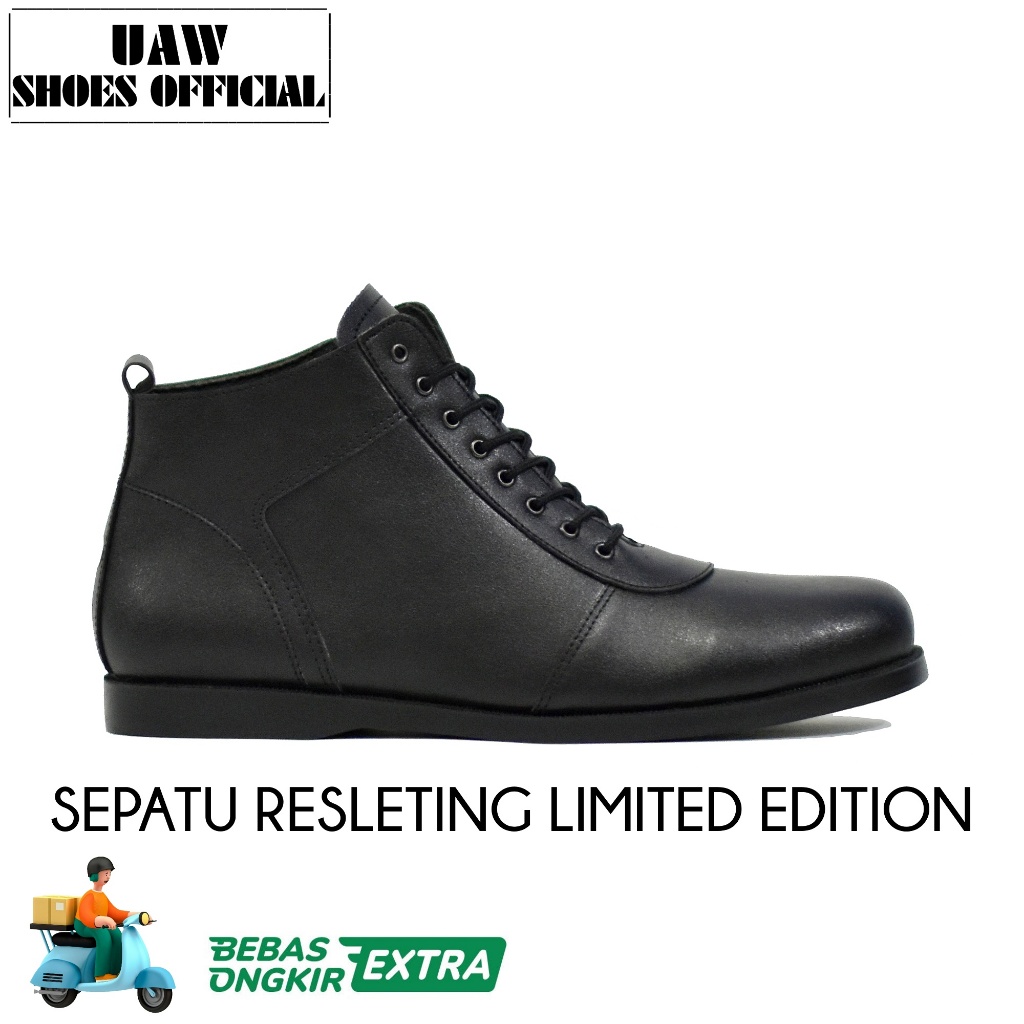 uawshoesofficial x SEPATU BOOTS I UAW ATHNAN SERIES - Sepatu Original Pria Boots Resleting Samping