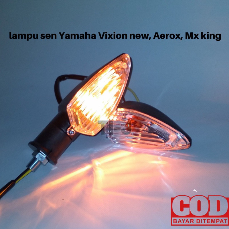 Lampu sen-sein standar motor Yamaha vixion new, byson,scorpio,aerox