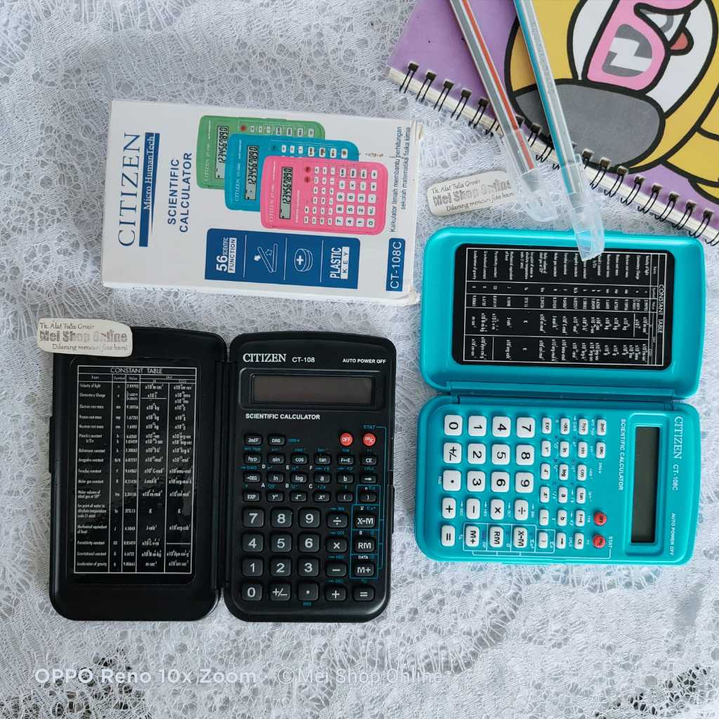 

Kalkulator Scientific Warna Citizen CT-108C