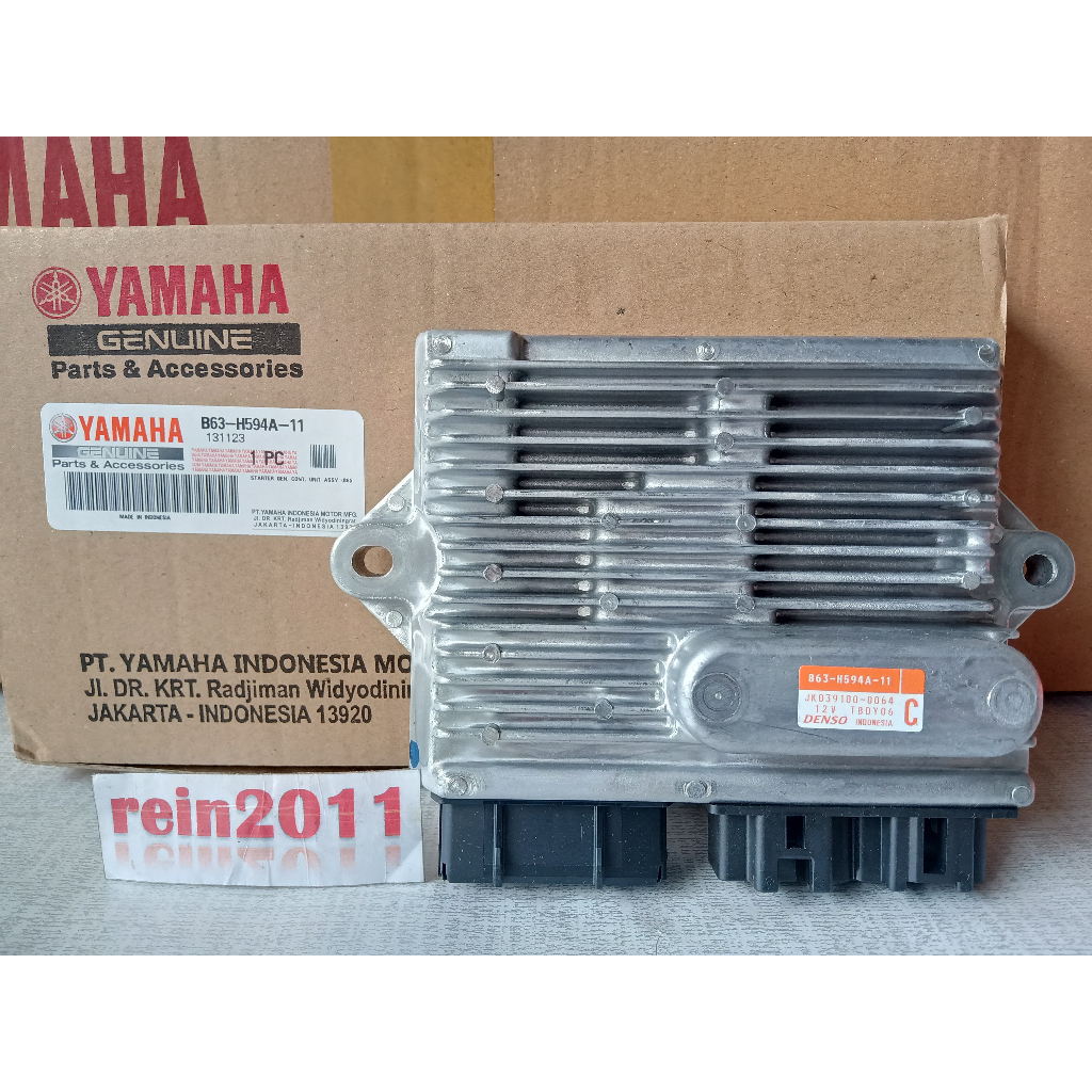 ECU SGCU AEROX 155 VVA TIPE KEYLESS ASLI ORIGINAL YAMAHA B63 H594A 11