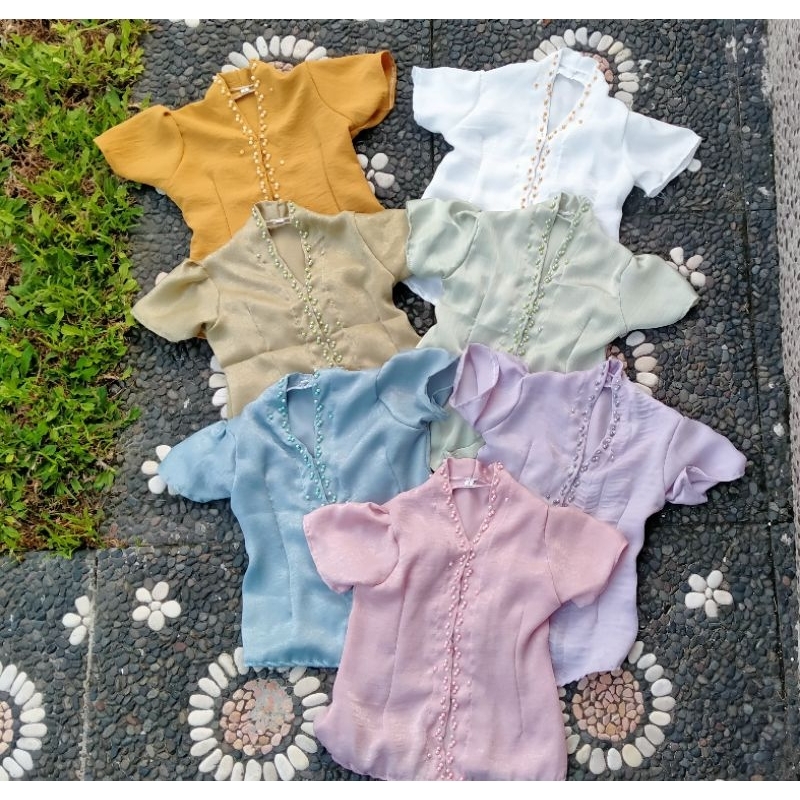 kebaya payet anak /kebaya anak/silky