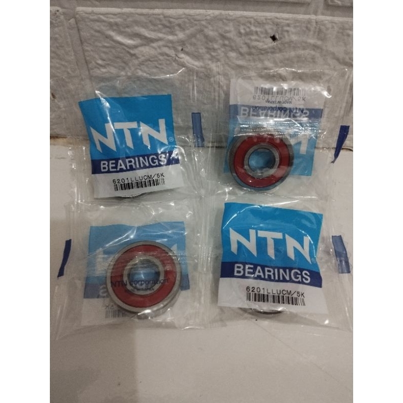 bearing klaher NTN 6201 rs original/klaher kepala gerinda NTN 6201 rs