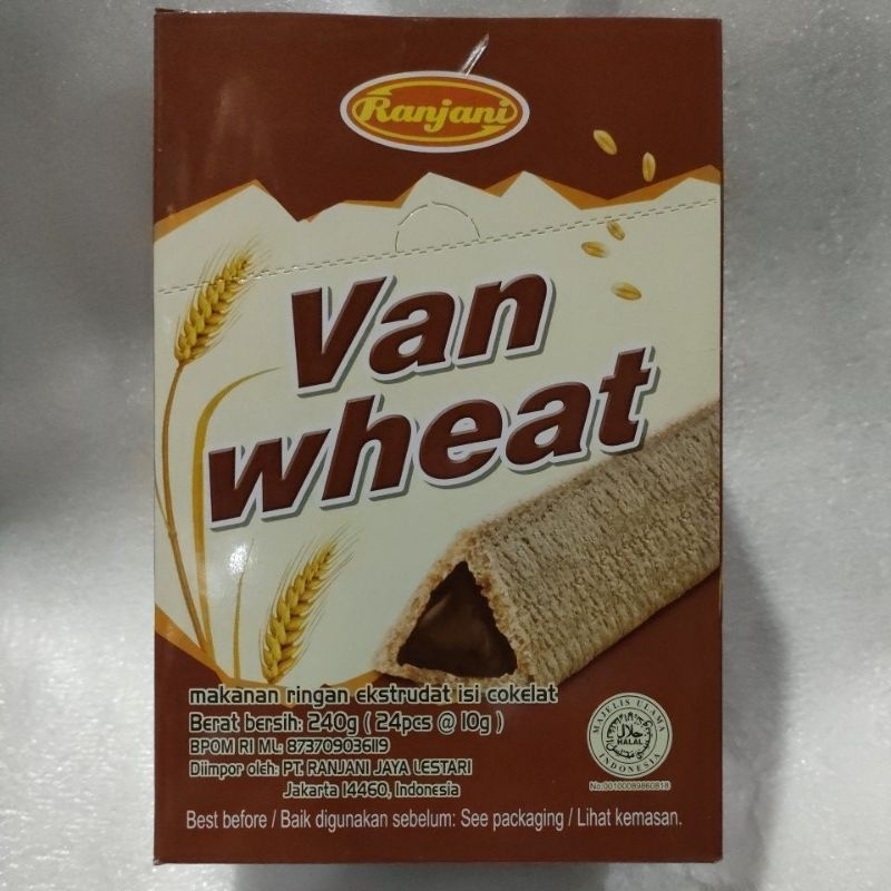 

vanwheat snack makanan ringan ekstrudat isi cokelat isi 24 pcs