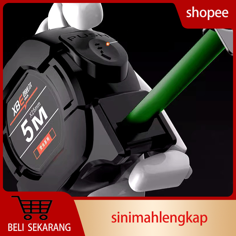 Pita pengukur Meteran 5/7.5/10 Meter Paling Kuat/Meteran Digital Laser/Meteran Baja Anti Karat/Meter