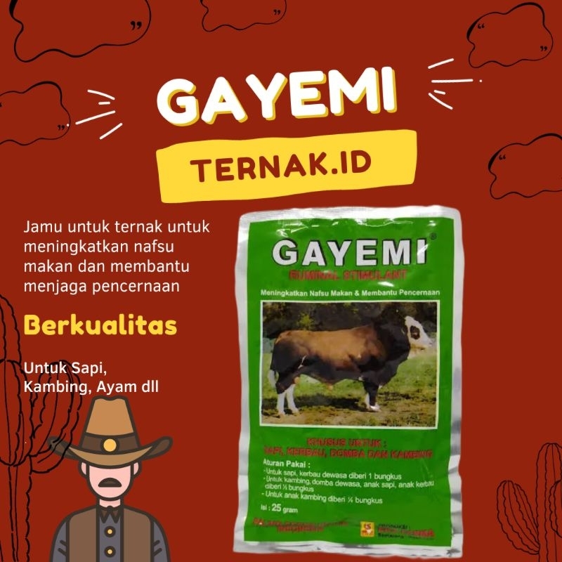 

Gayemi Jamu untuk Meningkatkan Nafsu Makan isi 25gr