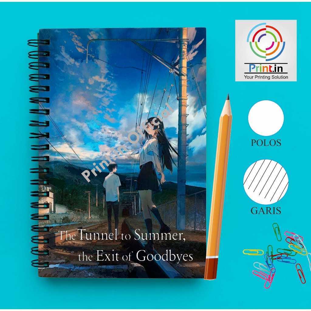 

Notebook Spiral Anime The Tunnel To Summer A5 GARIS/POLOS