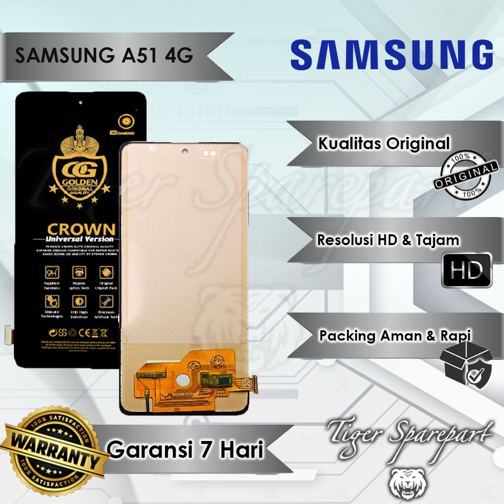 LCD TOUCHSCREEN SAMSUNG A51 / A515 ( NON FINGERPRINT ) FULLSET