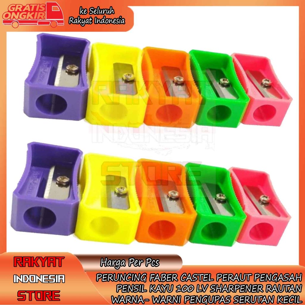 

Faber Castell Pengasah Runcing Tajam Peruncing Pensil Faber Castel Serutan Rautan Pencil Peraut Stainles Anak Sekolah School Kuliah Uas Ujian Nasional Sharpener Awet Kuat Tahan Berkualitas Stainlis Stenles Staynlis INI Atk Stationery