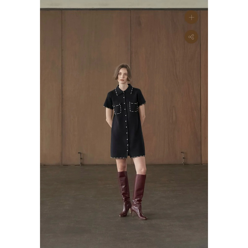 preloved DUMA chantal dress black