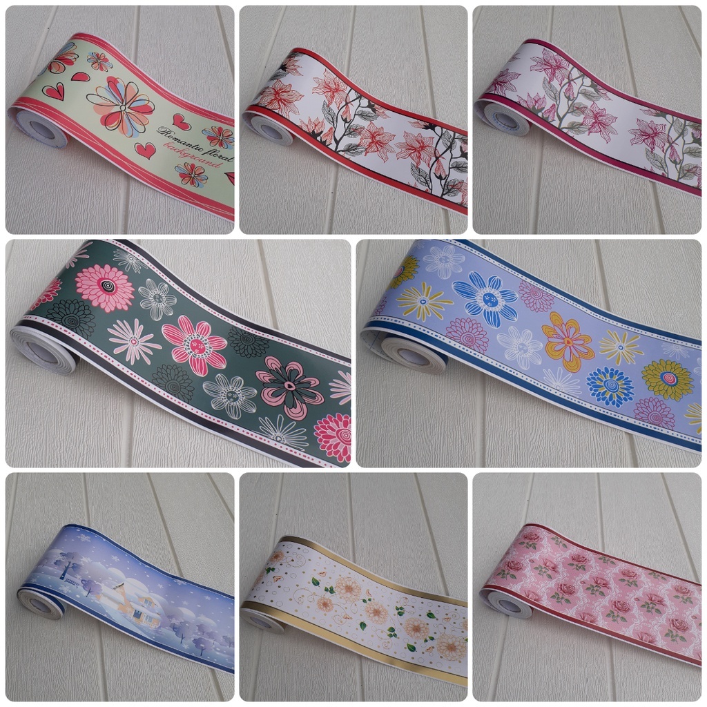 lis foam list dinding List Border Stiker List Bertekstur Premium Timbul 8m List stiker