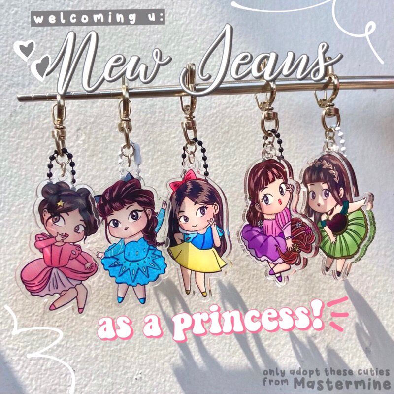 [PRE-ORDER]  Keychain: Newjeans Princess Series
