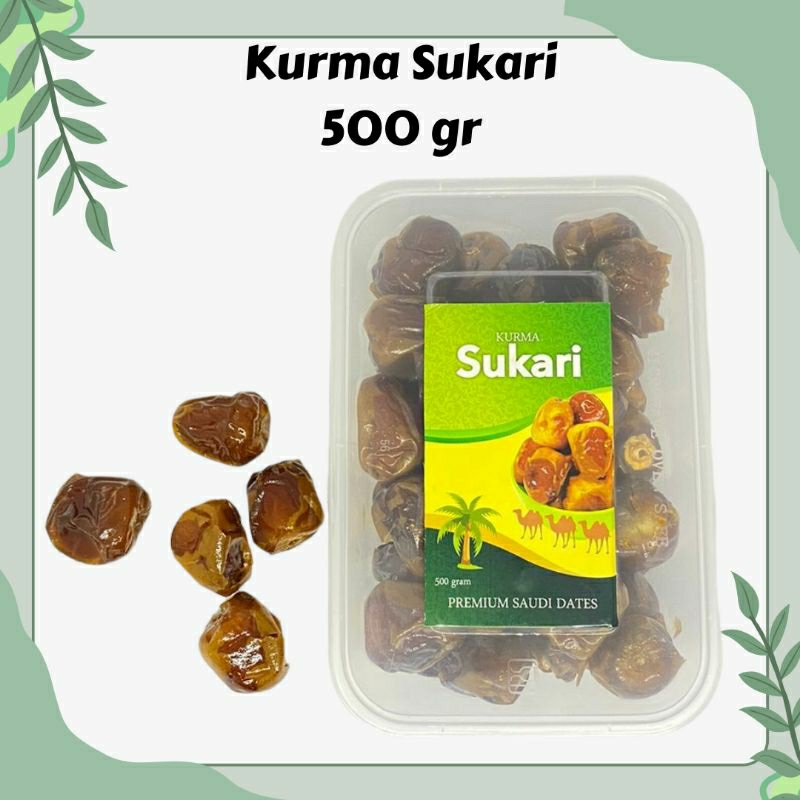 

Kurma Sukari 500 gr Oleh oleh Haji umroh lezat, enak murah