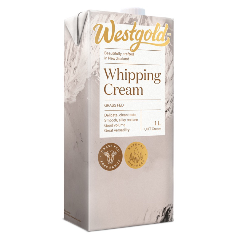 

Westgold Whipping Cream 1L UHT Whip Cream Grass Fed